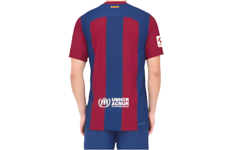 Maillot Barcelone I Avec Patch La Liga 23/24 - Bleu et Rouge