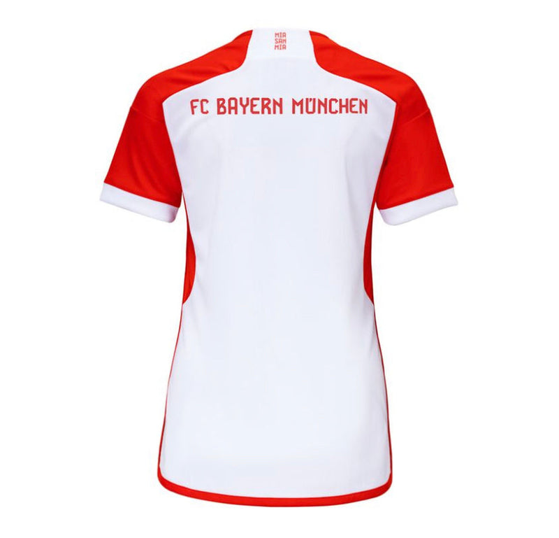 Maillot Femme Bayern Munich Domicile 23/24 - Blanc et Rouge