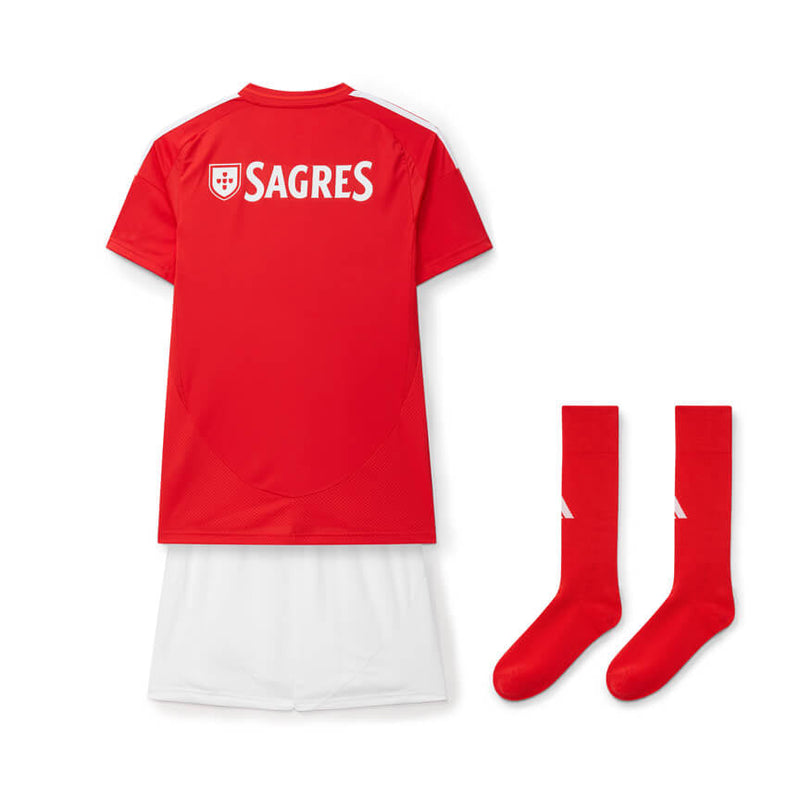 Benfica I 24/25 Kids Kit with Socks - Red and White