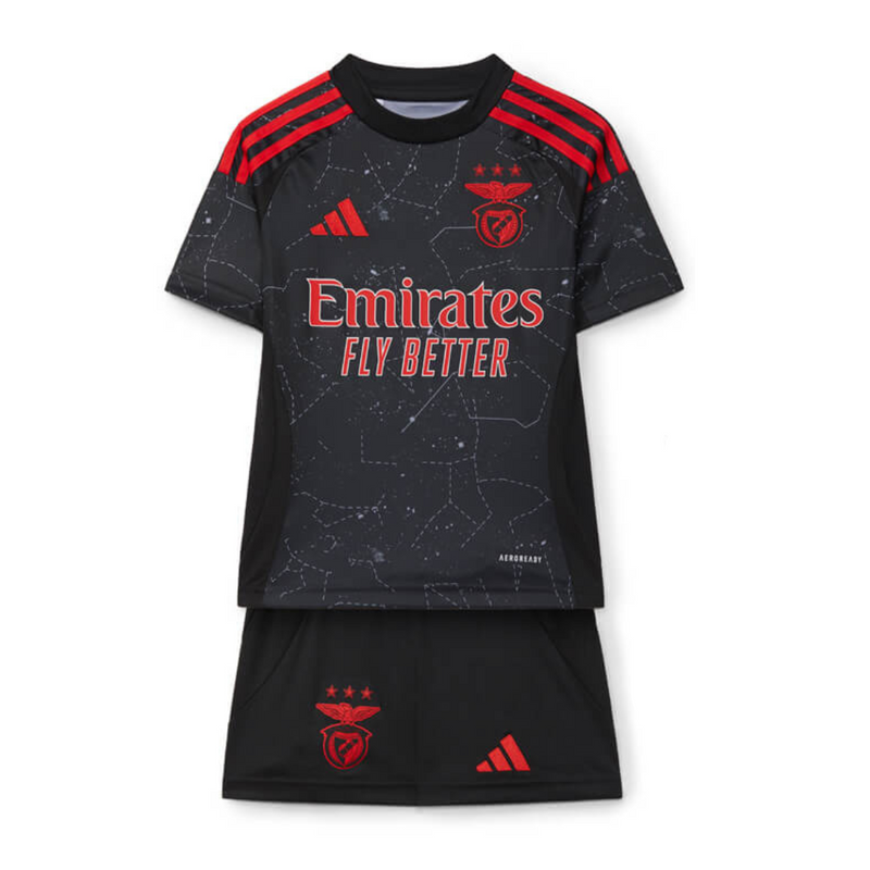 Benfica II Kids Kit 24/25 - Red and Black