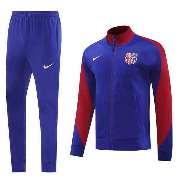 Barcelona 24/25 Tracksuit - Blue and Red