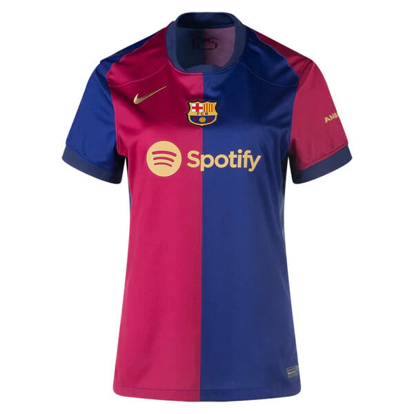 Barcelona Home 24/25 Women's Jersey - Blue and Red