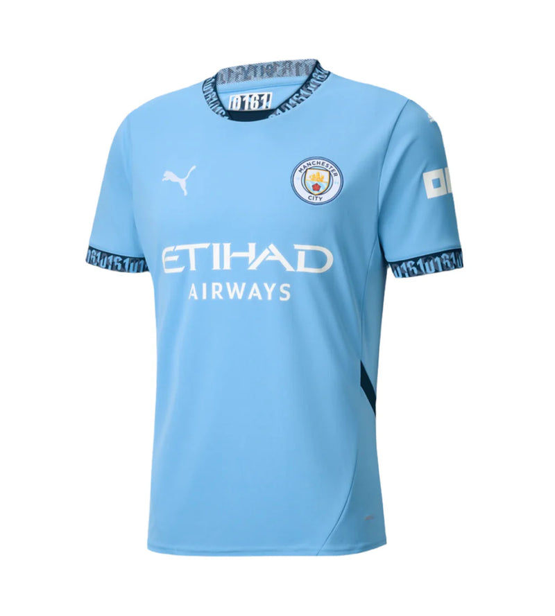 Camisola Manchester City I 24/25 - Azul e Branca