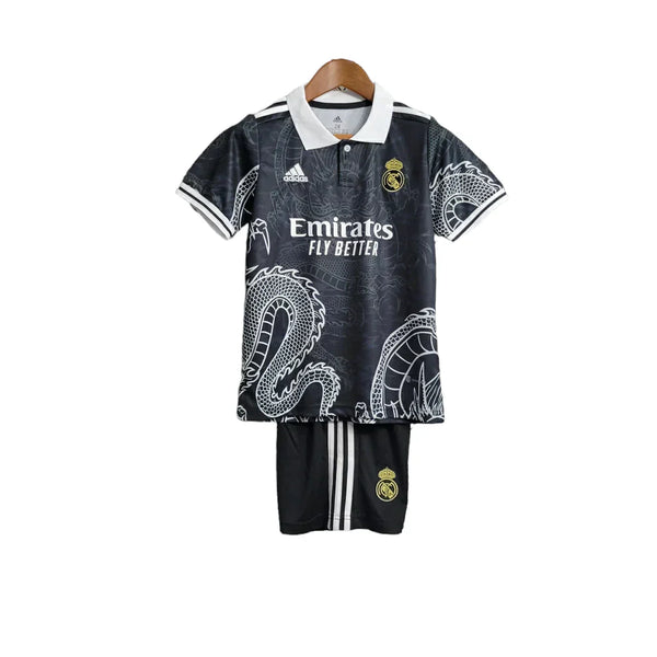 Real Madrid Kids Kit Dragon Edition 23/24 - Black