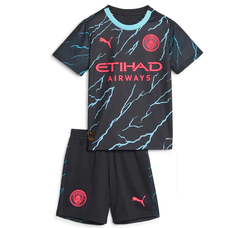 Kit Infantil Manchester City III 23/24