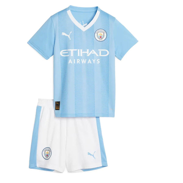 Manchester City Kids Kit 23/24 - Blue and White