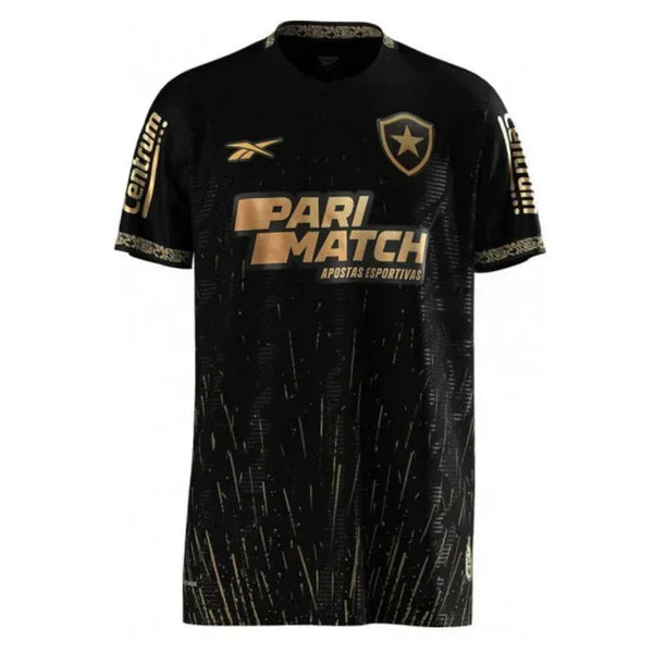 Camisola Botafogo II 24/25 com patrocínio - Preto e Dourado