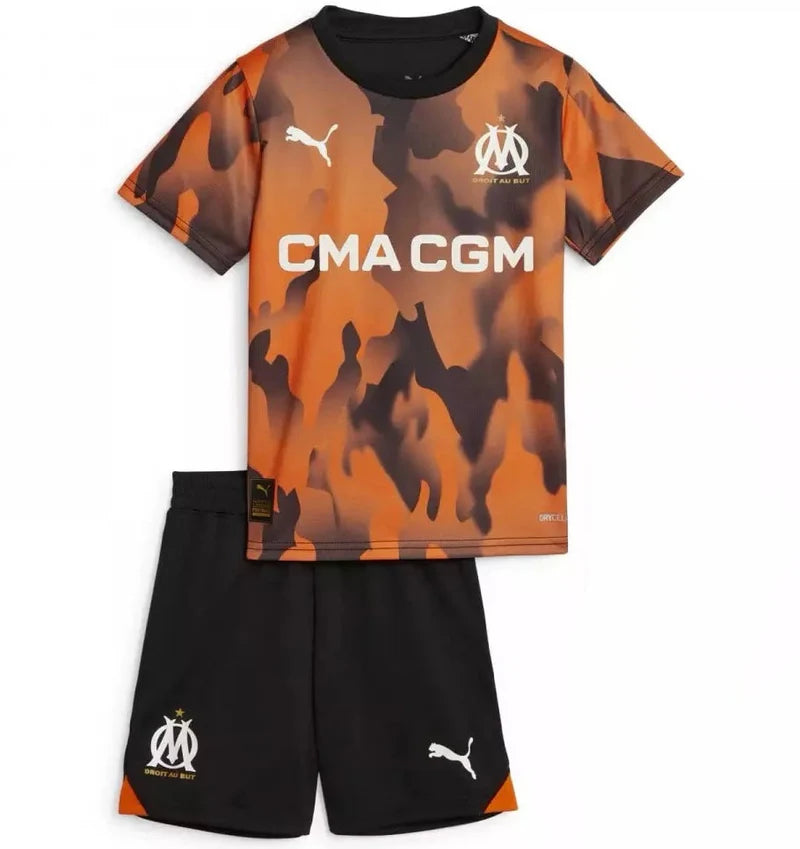 Tenue Enfant Olympique de Marseille III 24/25 - Orange