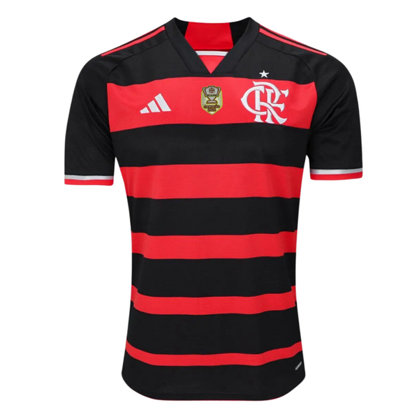 Flamengo Home Jersey 24/25 - Brazilian Cup Champion Patch