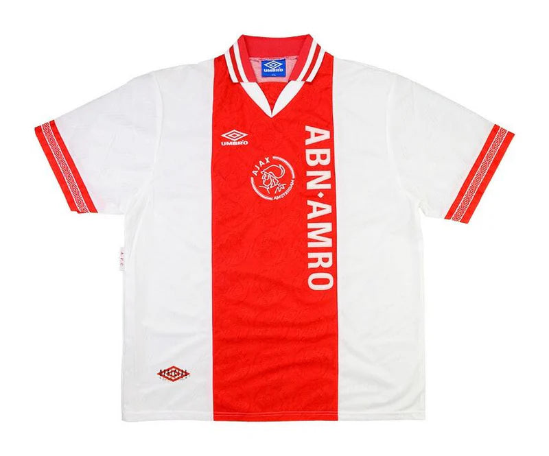 Camisola Ajax Retrô 94/95 - Vermelha e Branca