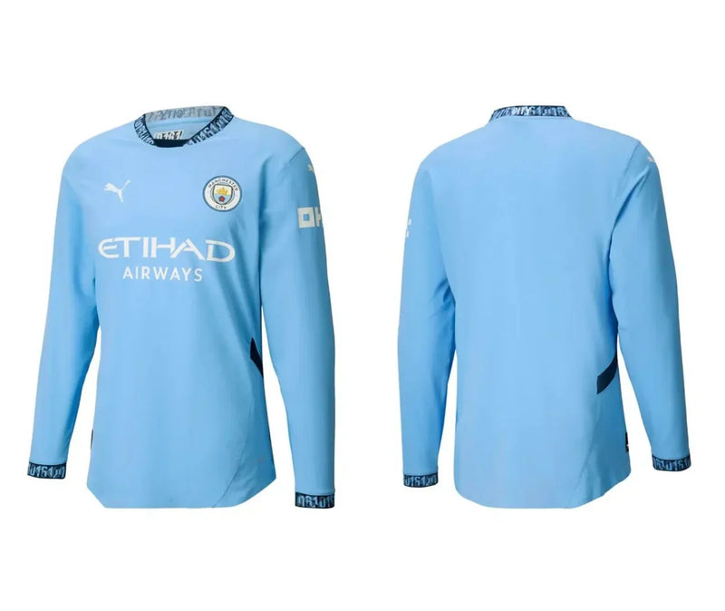 Manchester City Home 24/25 Short Sleeve Shirt - Blue