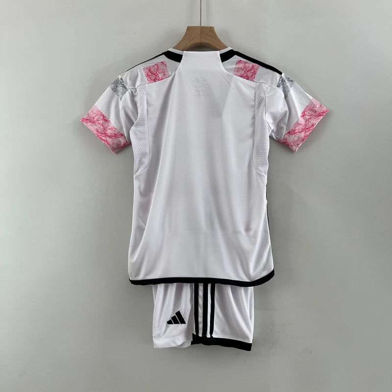 Juventus II Kids Kit 23/24 - Black, White and Pink