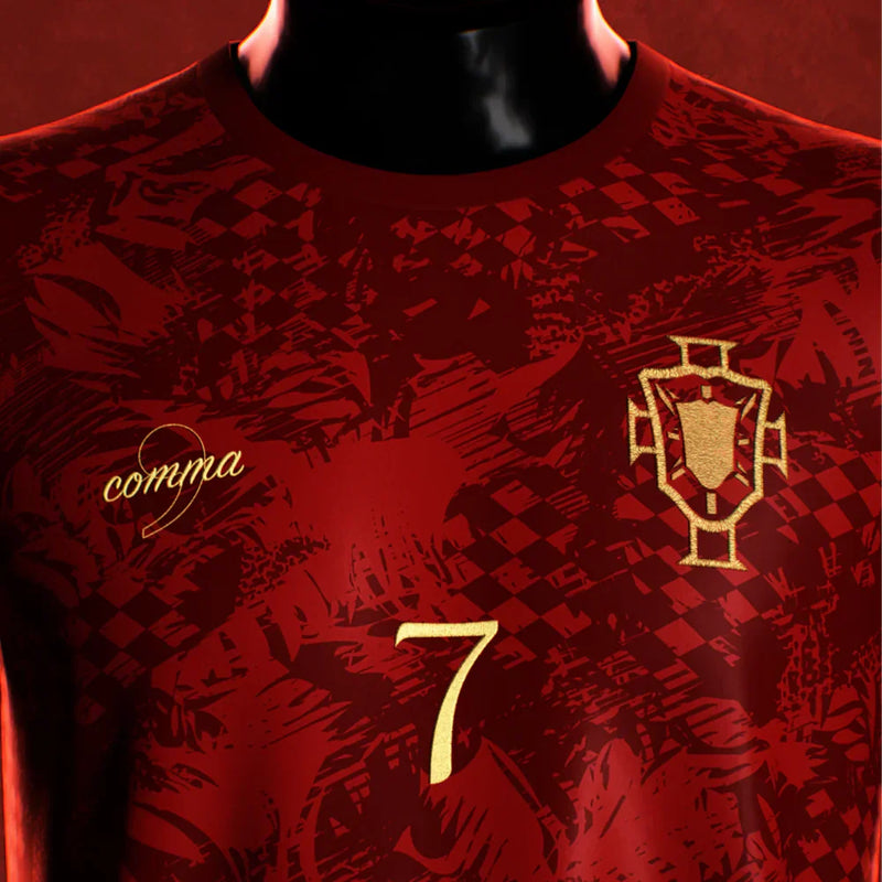 Portugal National Team The Siu CR7 Euro 24/25 Shirt - Red