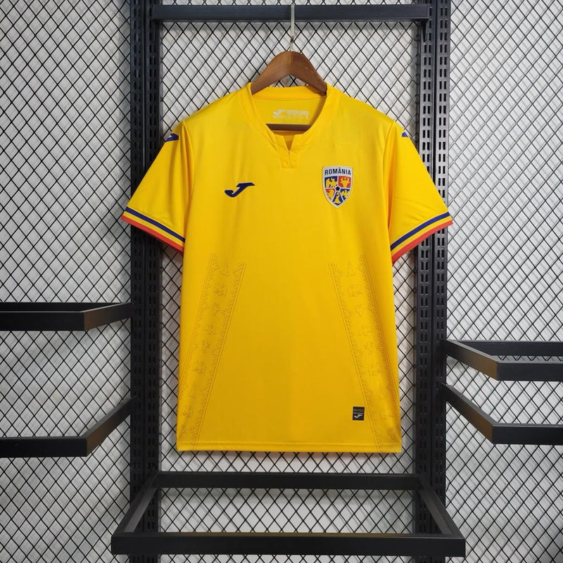 Romania 2023 Home Shirt - Yellow