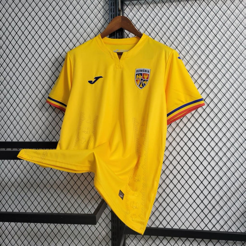 Romania 2023 Home Shirt - Yellow