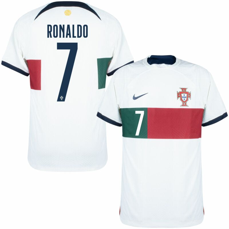 Camisola Portugal II 22/23 - Branco - Ronaldo