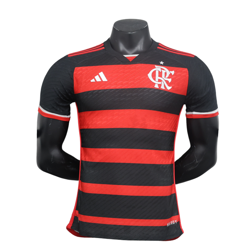 Flamengo Home Jersey 24/25 Player - Red and Black