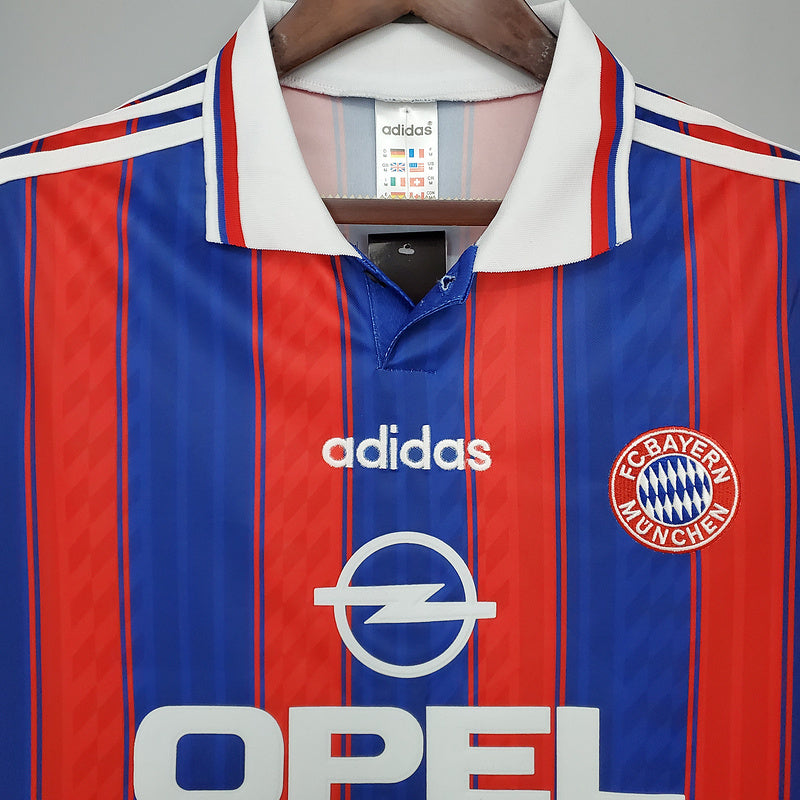 Bayern Munich Retro 1995/1997 Shirt - Blue and Red