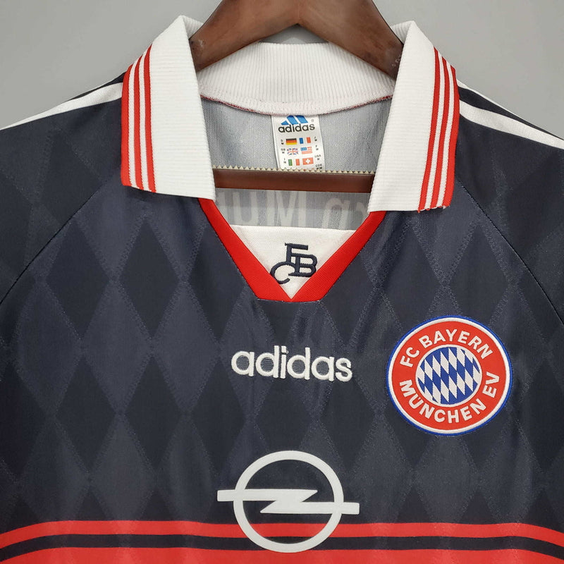 Bayern Retro 1997/1999 Jersey - Black and Red