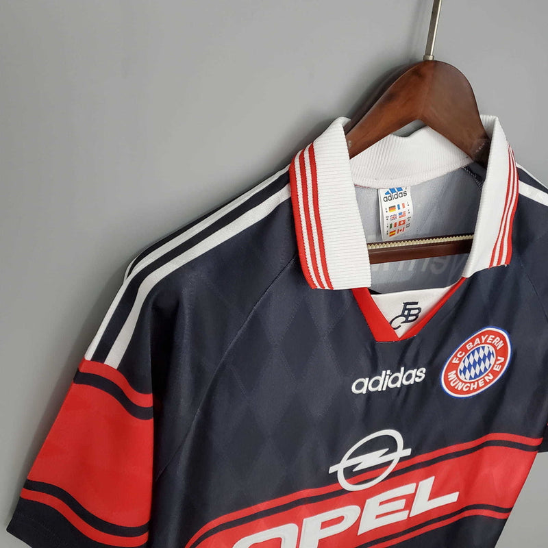 Bayern Retro 1997/1999 Jersey - Black and Red