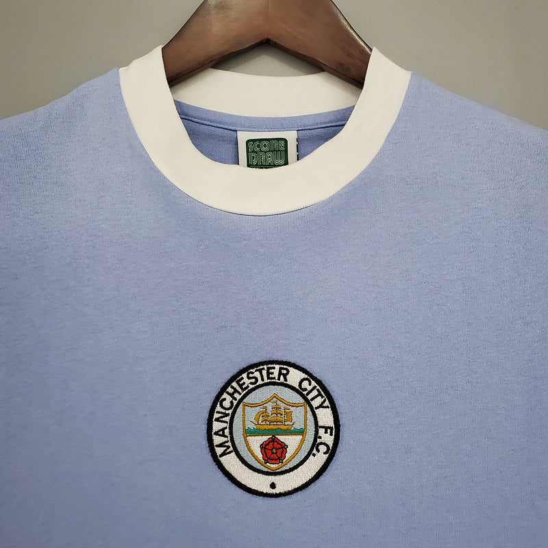 Manchester City Retro 1972 Shirt - Blue