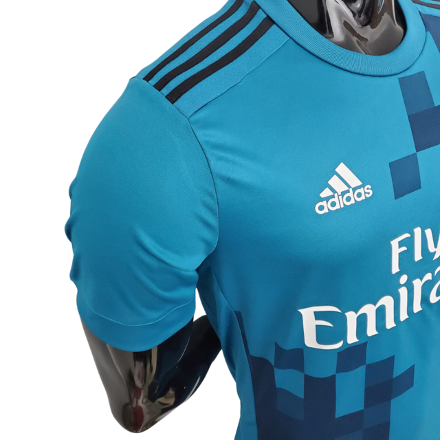 Maillot Real Madrid III 17/18 - Joueur Bleu Homme