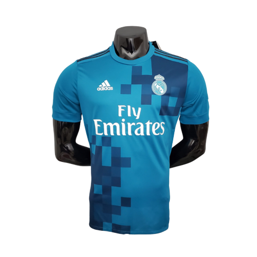 Maillot Real Madrid III 17/18 - Joueur Bleu Homme