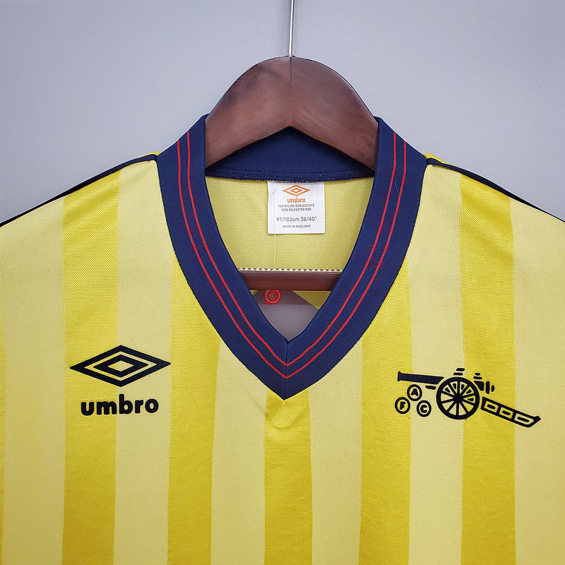 Camisola Arsenal Retrô 1983/1986 - Amarela