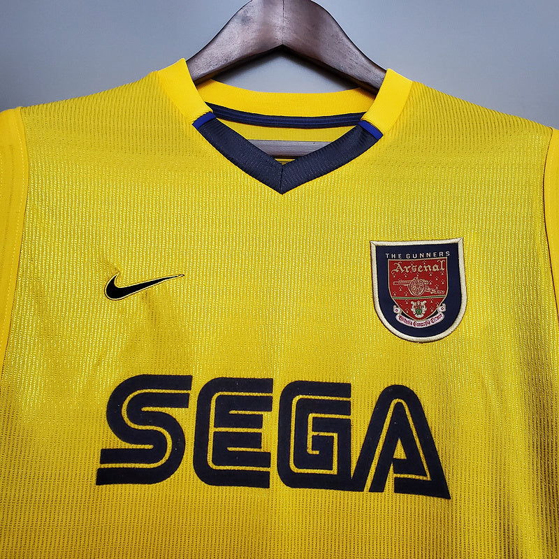 Arsenal Retro 1999/2000 Shirt - Yellow