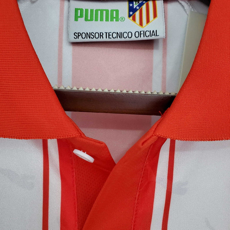 Maillot Rétro Atlético de Madrid 1994/1995 - Blanc et Rouge