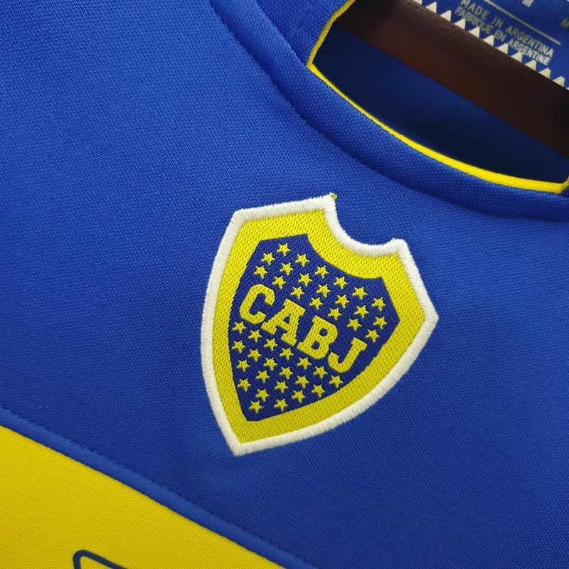 Maillot Boca Juniors Retro 2005 bleu et jaune -