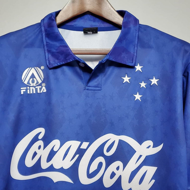 Cruzeiro Retro 1993/1994 Blue Jersey - Fake