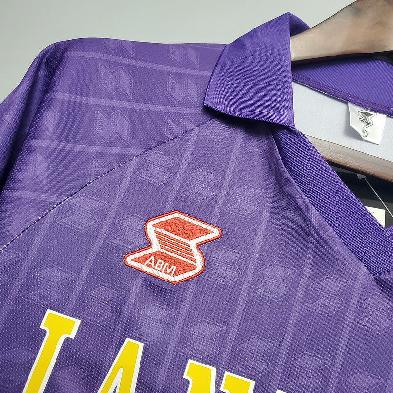 Camisola Fiorentina Retrô 1989/1990 Roxa - ABM