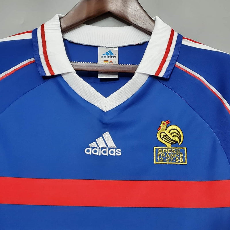 Maillot France Rétro 1998 - Bleu