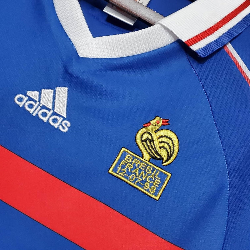 Maillot France Rétro 1998 - Bleu