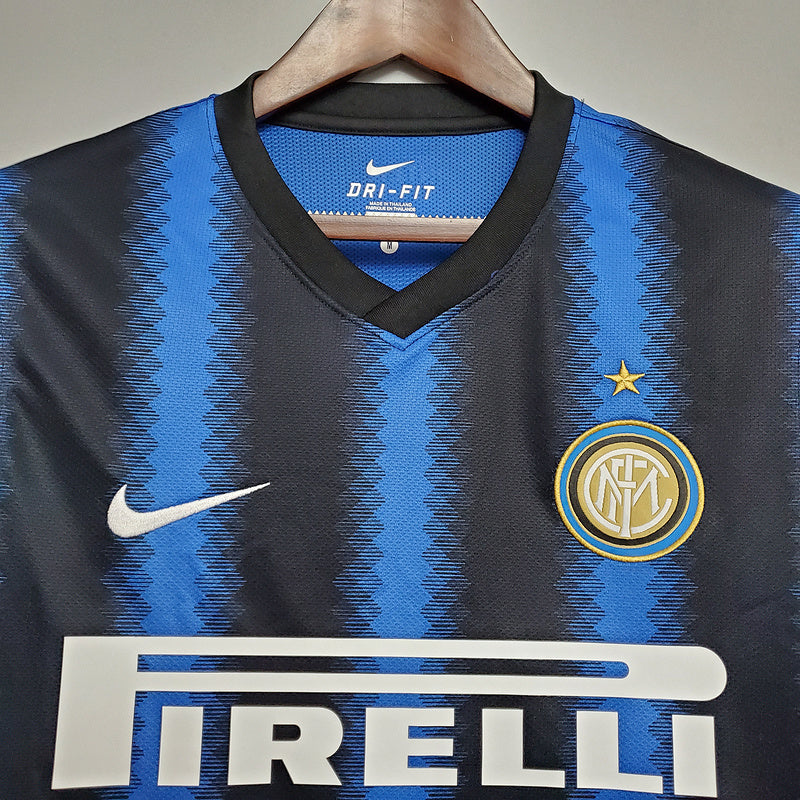 Maillot rétro Inter Milan 2010/2011 - Bleu et Noir