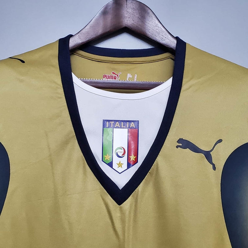 Italy Retro 2006 Jersey - Gold