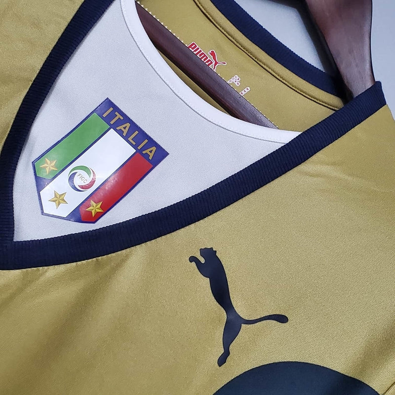 Italy Retro 2006 Jersey - Gold