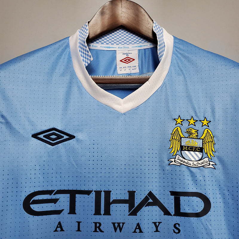 Camisola Manchester City Retrô 2011/2012 - Azul