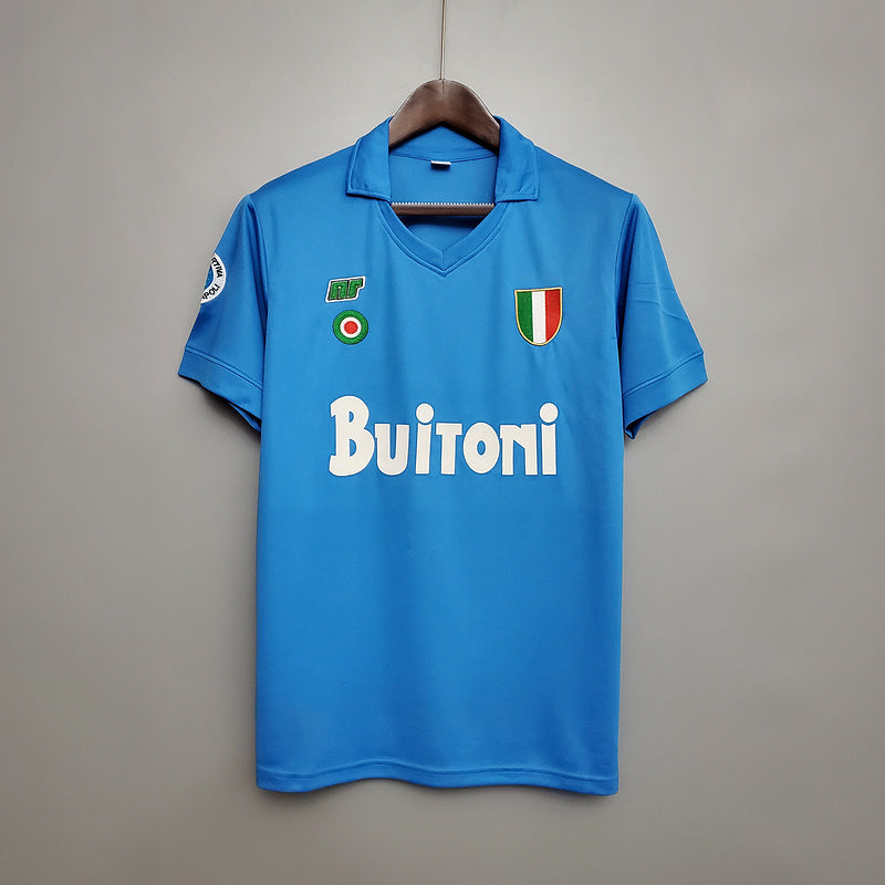 Maillot rétro Naples 1987/1988 - Bleu