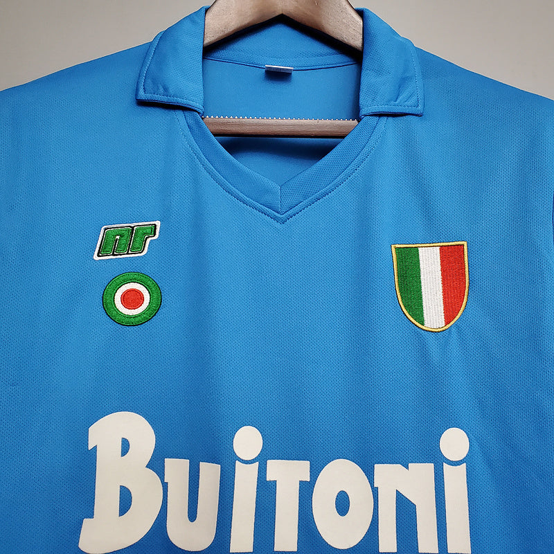 Maillot rétro Naples 1987/1988 - Bleu