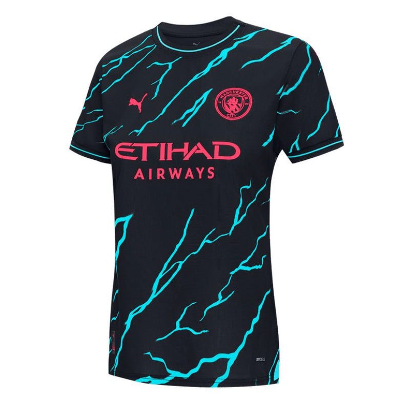 Manchester City 23/24 Third Women's Jersey - Black