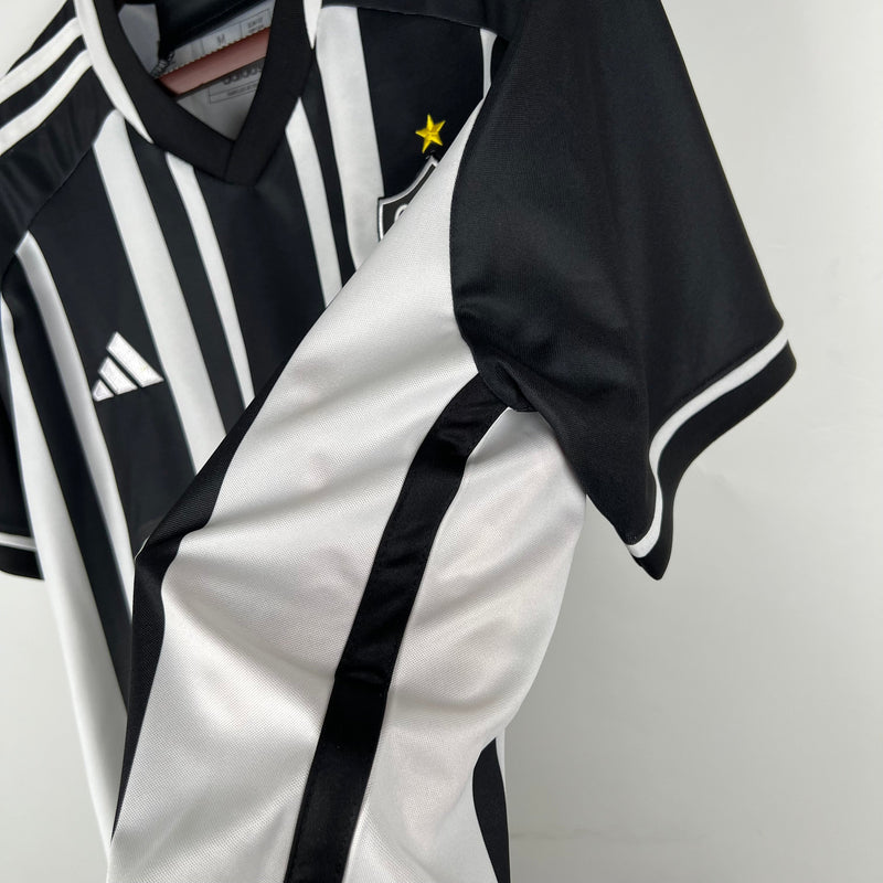 Atlético Mineiro Home Jersey 23/24 - Black and White