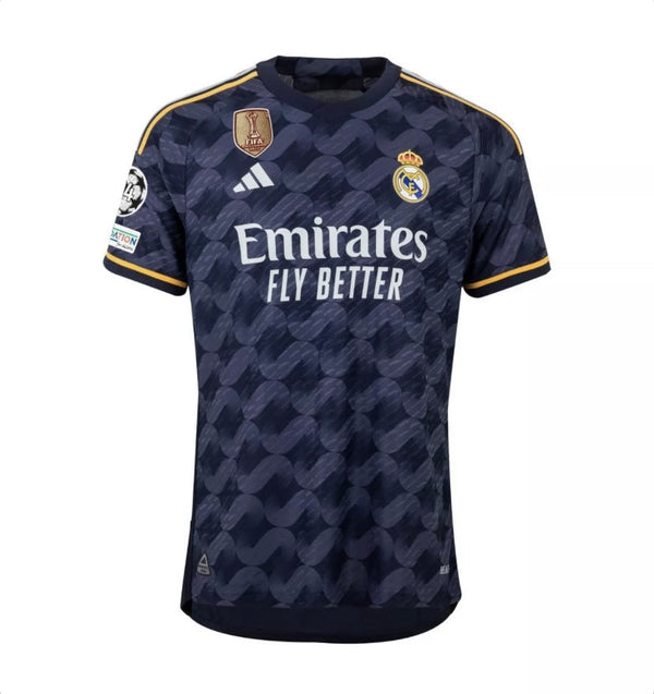 Maillot Real Madrid II 23/24 avec écusson - Homme Noir