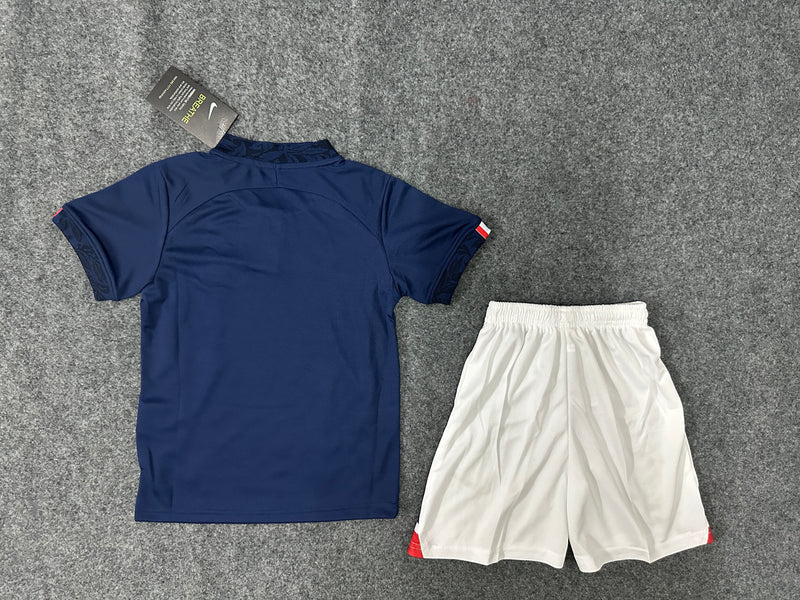 Kit Infantil França 22/23 - Azul e Branco